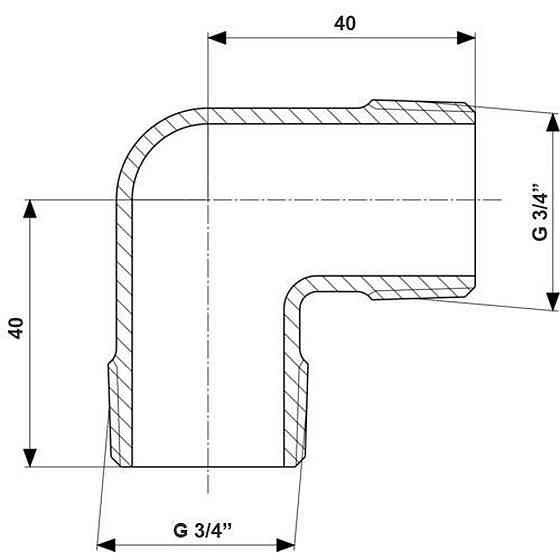 Угол VIEGA 3091 3/4″ ЗЗ (317980) Київ