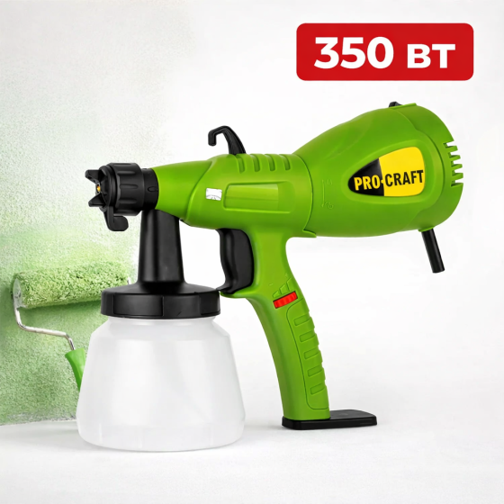 Краскопульт электрический Procraft PSE550,Электрический краскопульт 550 Вт,Хоротный краскопульт Львов