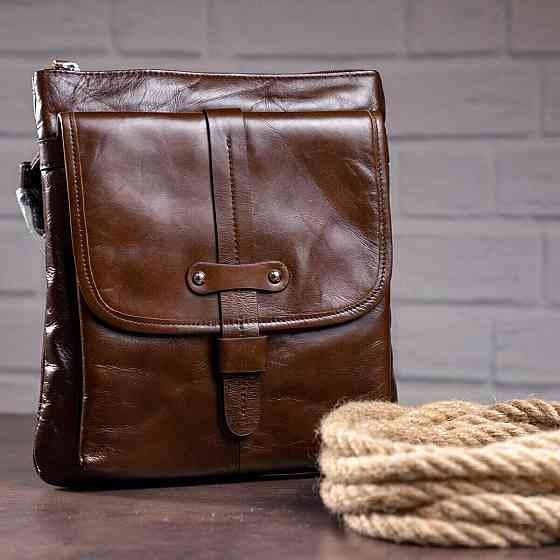 Сумка мужская Vintage 14091 Коричневая Киев