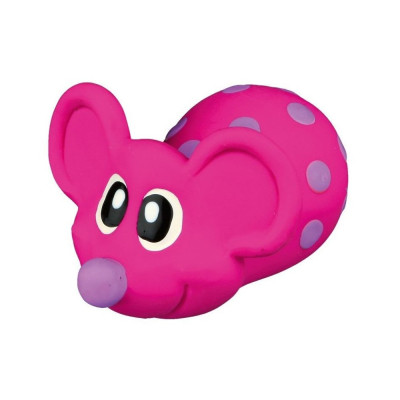 Игрушка для собак Trixie Мышь с пищалкой в горошек Латекс 8 см (4011905351704) Винница - изображение 3