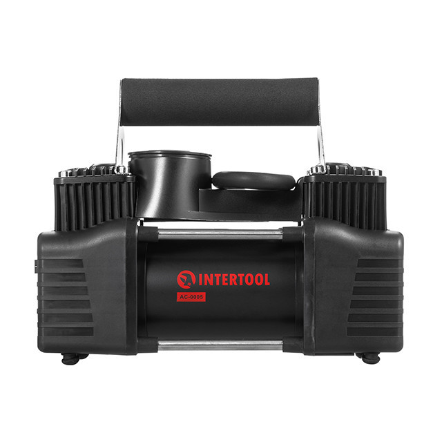 Компресор автомобільний INTERTOOL AC-0005 12В, 25 А, циліндр 2х30 мм, Потужний автомобільний компресор Львів - фото 9
