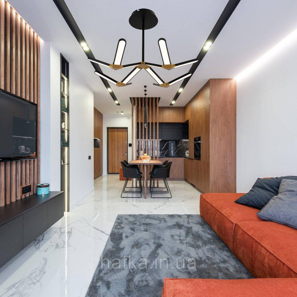 Люстра світлодіодна сучасна Sirius 8901-4 Київ - фото 6