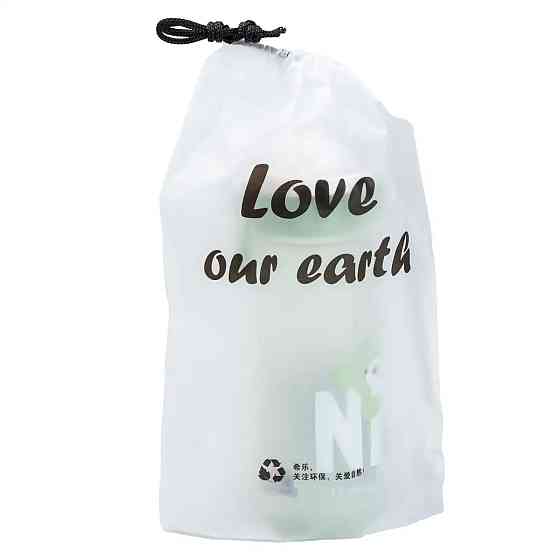 Happy Life Пляшка для води 620 мл з трубочкою багаторазова Зелена HP17300GR Коломия