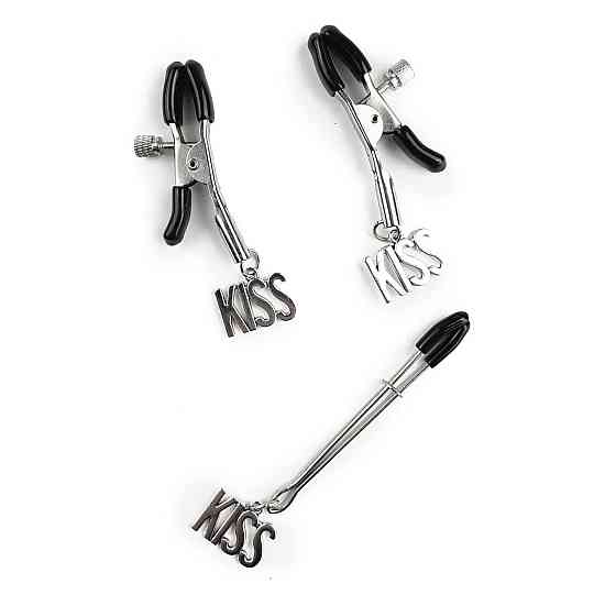 Затискач для сосків та клітора Art of Sex - Nipple and clit clamps KISS Sex Aura Київ