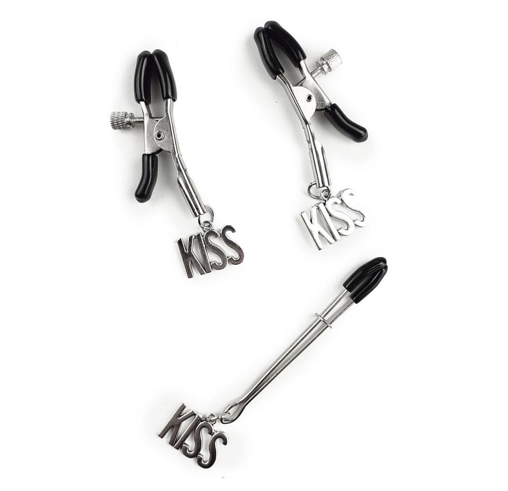 Затискач для сосків та клітора Art of Sex - Nipple and clit clamps KISS Sex Aura Київ - фото 1