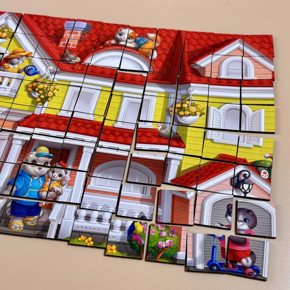 Деревянный пазл-вкладыш 