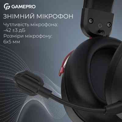 Наушники GamePro Asgard Freya Pro Wireless Black/Red (HSW201BR) Винница
