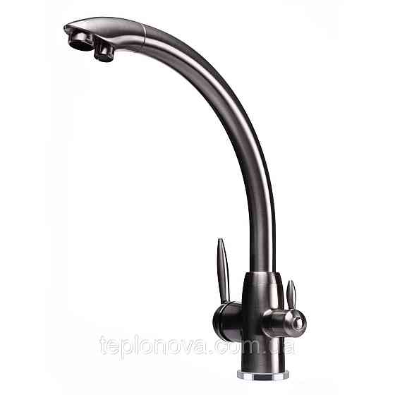 Смеситель для кухни под осмос Globus Lux LAZER GLLR-0777-8-STSTEEL Черновцы