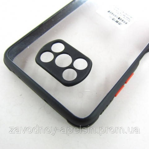 Xiaomi Poco X3 захисний чохол TPU+PC black Одеса - фото 3