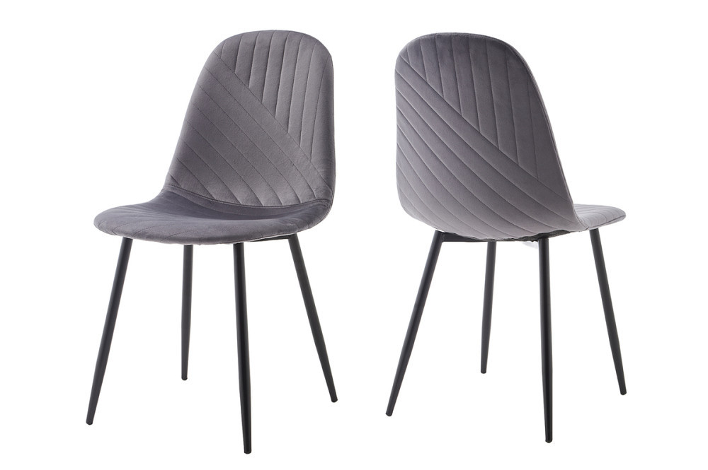 Стілець Яріс чорний/велюр сірий, G062-40 Київ - фото 2