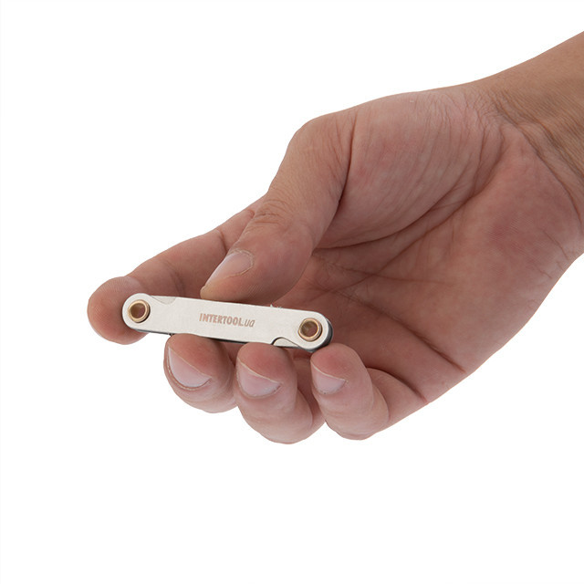 Різьбомір метричний, 12 шт., 0,5-3,0 мм INTERTOOL SD-8400 Київ - фото 7