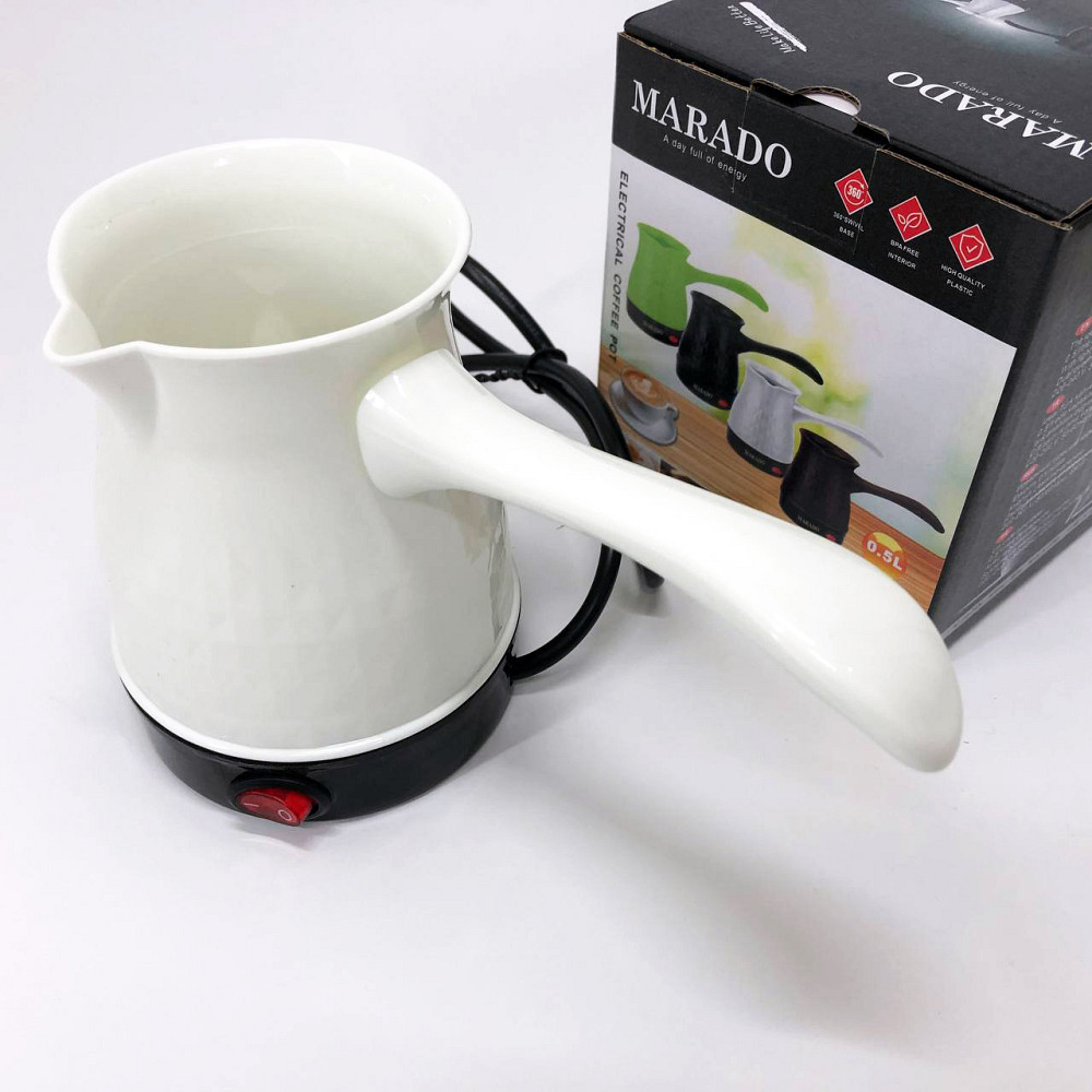 Електротурка з автовідключенням при закипанні Marado MA-1625, Сучасна електрична турка для кави NG-35 Львів - фото 4