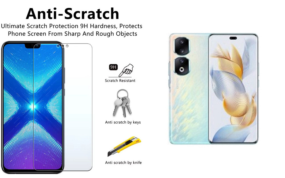 Захисне скло NeoGlass для Honor 90 Pro – надпрозоре та стійке Київ - фото 1