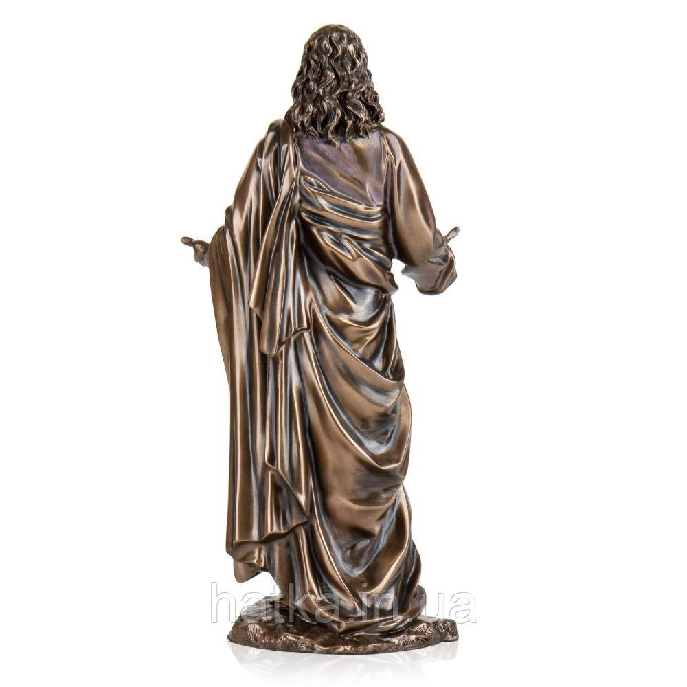 Статуэтка Veronese Иисус христос 30х12 см  полистоун с бронзовым покрытием  73870A4 Киев - изображение 5
