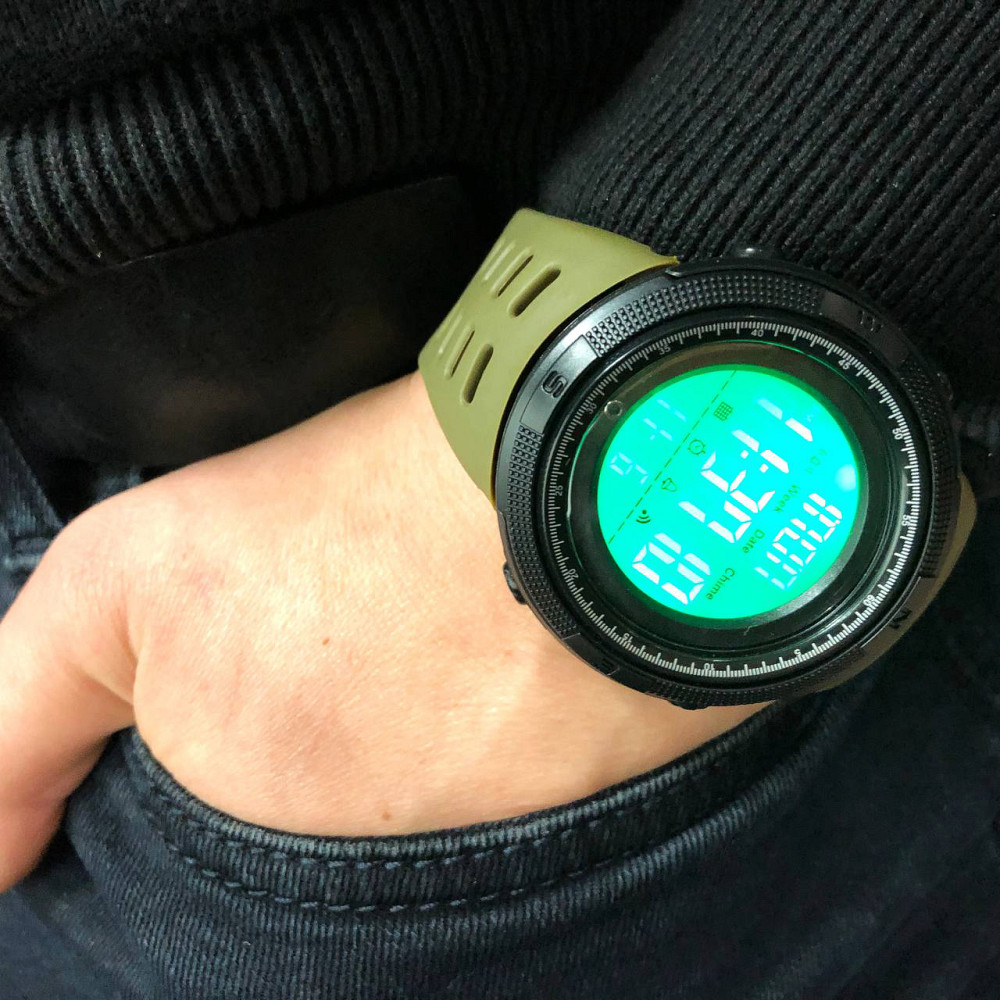 Годинники військової тематики SKMEI, Бюджетні спортивні годинники Хороші чоловічі фірма VA-30 Львів - фото 9