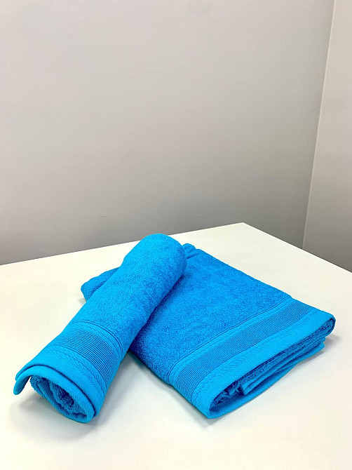 Комплект полотенец с бордюром Ideal Textile 2 шт (50х80 см 70х130 см) в разных цветах (56860748) Мор Черновцы - изображение 3