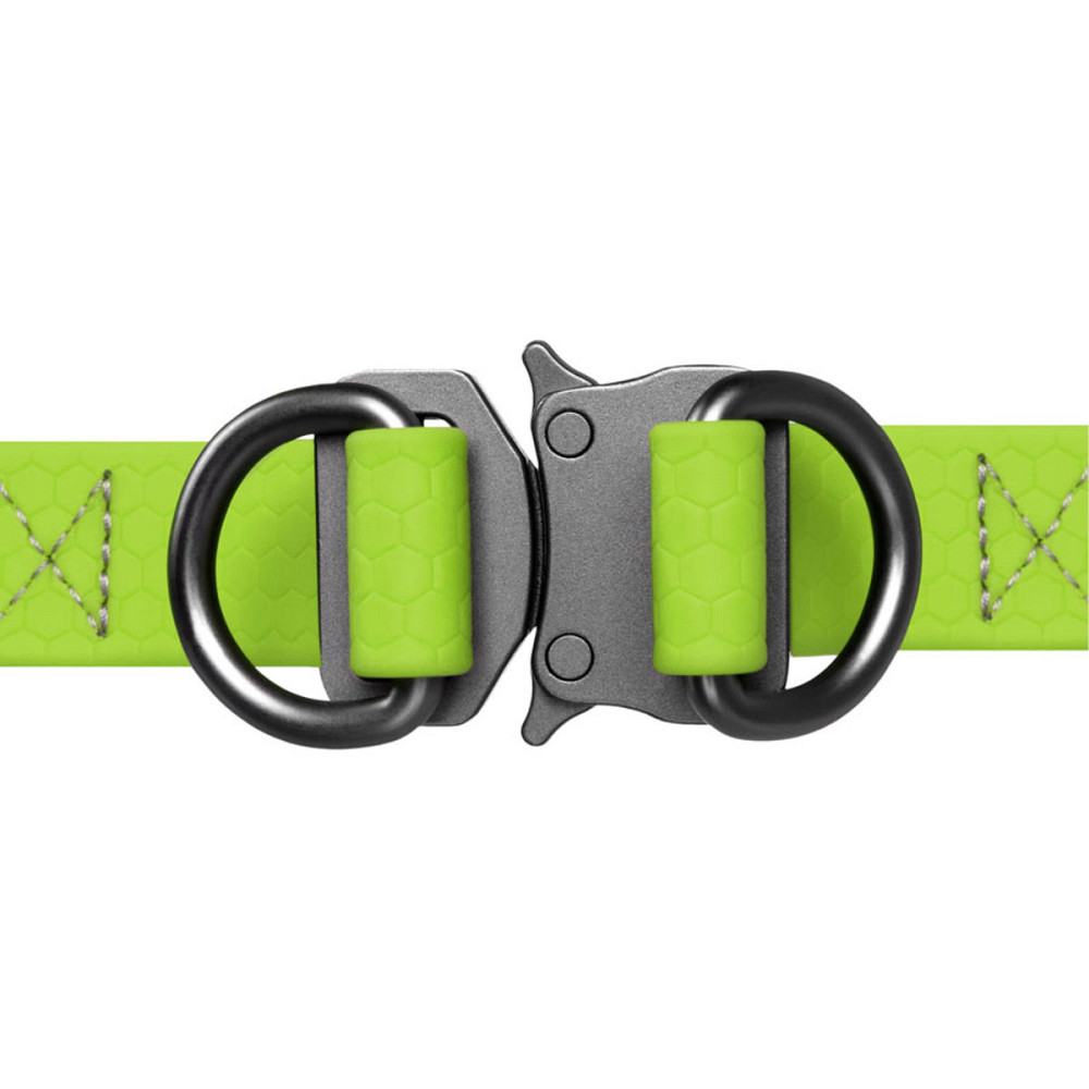 Шлей для собак водостойкий WAUDOG Waterproof, с QR-паспортом, металлическая пряжка-фастекс, XS, Ш 15 мм, Д 30-39 см салатовый Киев - изображение 2