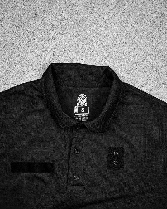 Тактическая футболка PATRIOT поло полиция черная  ВТ7422 Одесса - изображение 5