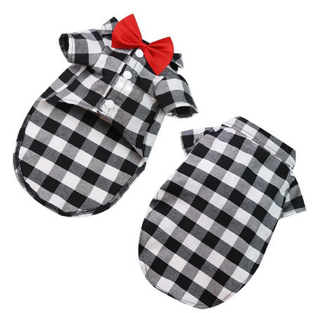 Сорочка для собак з метеликом клітина XS Київ - фото 4