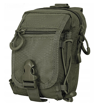 Тактичний Підсумок на пояс 0.5 літрів із системою Molle Mil-Tec "HEXTAC" (13485001) Olive Нововолинськ - фото 2