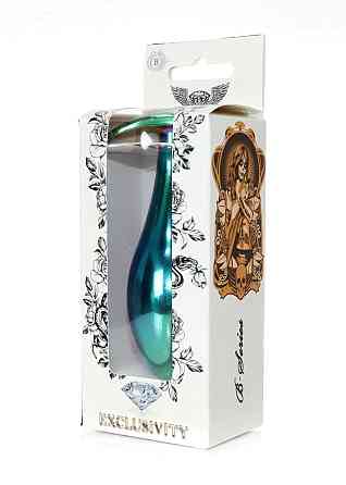 Анальная металлическая пробка Plug-Jewellery Multicolour PLUG- Clear L Sex Aura Киев