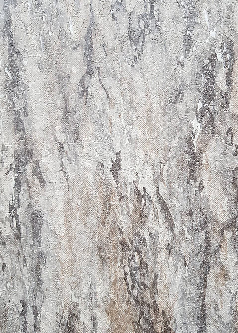 Шпалери вінілові на флізеліні гарячого тиснення DU&KA 1.06х10 вензель основа під штукатурку сірі коричневі Київ - фото 1