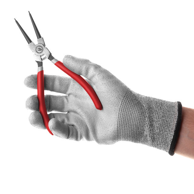 Щипці для стопорних кілець INTERTOOL HT-7011, 180мм - якість та зручність Львів - фото 4