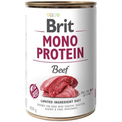 Вологий корм для собак Brit Care Mono Protein Beef з яловичиною (8595602555338) Вінниця - фото 1