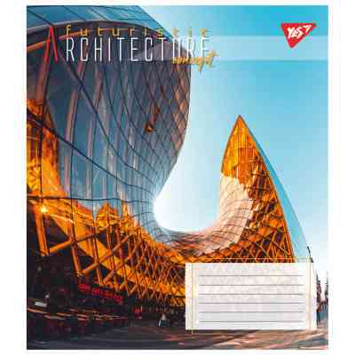 Зошит Yes Futuristic architecture 96 аркушів лінія (767178) Вінниця