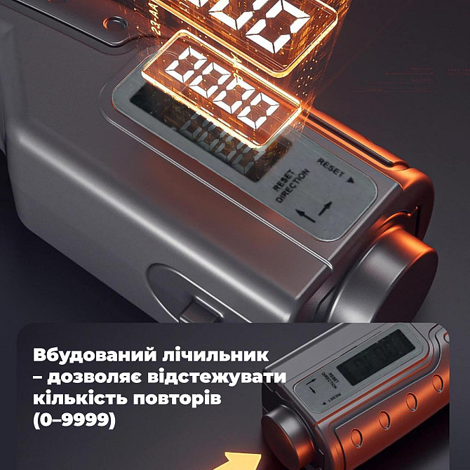 Еспандер кистьовий з лічильником PowerPlay PP-4403 з регульованим навантаженням 10-100 кг. Чорний Каменское - изображение 8