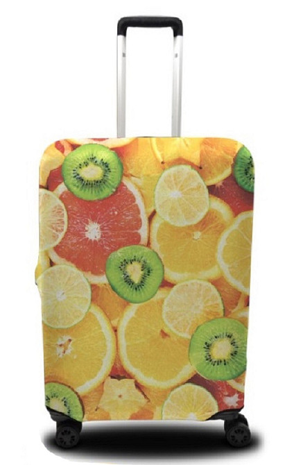 Чехол на чемодан дайвинг с рисунком S апельсин Киев - изображение 1