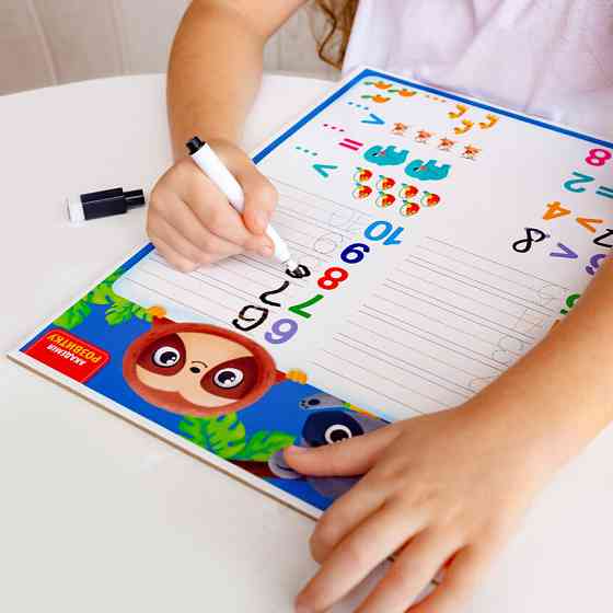 Дошка-тренажер "Рахунок та математика" Vladi Toys VT5010-26 (укр) Вінниця