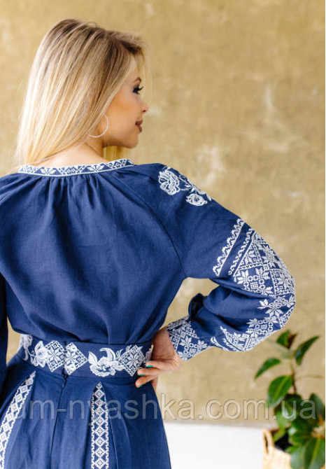 Вишитий костюм жіночий льон р.S Кривий Ріг - фото 6