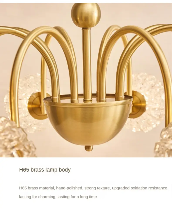 Світлодіодна люстра Мозаїка 5007 (Золота) на 5 плафонів Київ - фото 2