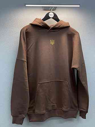 Коричневий весняний костюм з тризубом Чернівці