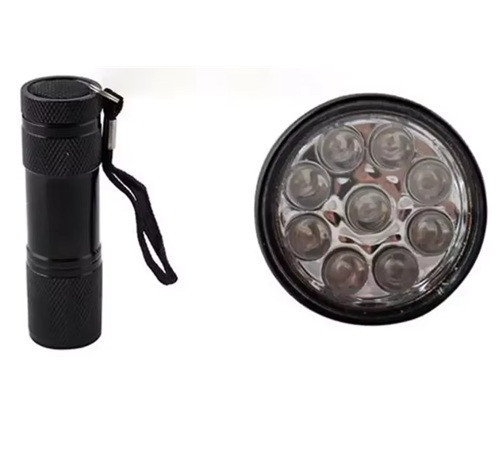 Мини УФ фонарь 9LED для проверки документов и банкнот Киев - изображение 1