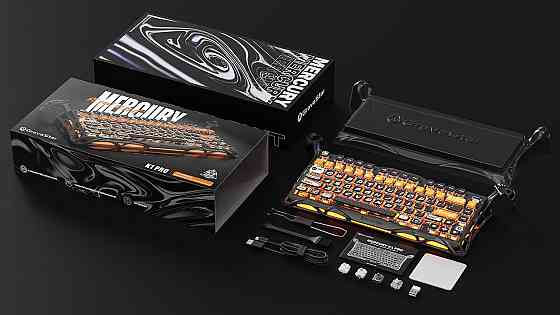 Клавіатура бездротова GravaStar Mercury K1 Pro CyberFlare (GSK1PRO_BO_BLK) ( 16355 ) Харків