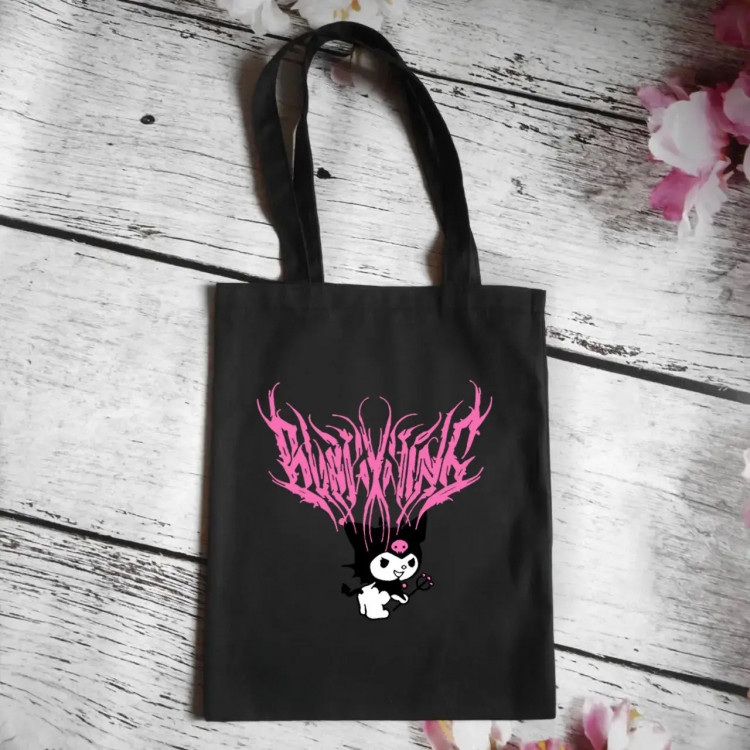 Эко сумка шоппер аниме с принтом Куроми 39х34 см (Черный) Винница - изображение 1