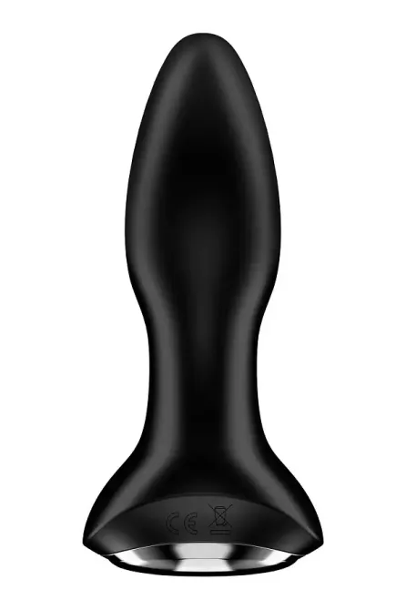 Анальна смарт вібропробка із перлинним масажем Satisfyer Rotator Plug 2+ Black Львів - фото 7