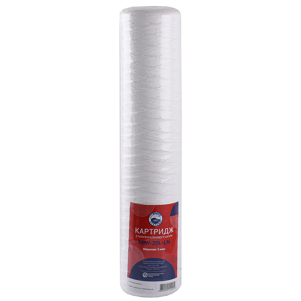 Картридж шнурковий Bio+ Systems PPW-20L-LN ( 5 мкм) BigBlue 20″ Луцьк - фото 1