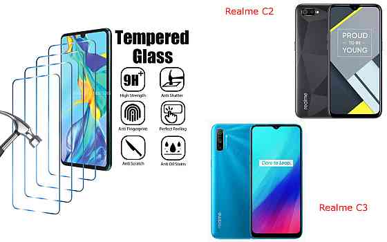 Захисне скло ArmorGlass для Realme C2, Realme C3 – стійке до подряпин та ударів Київ
