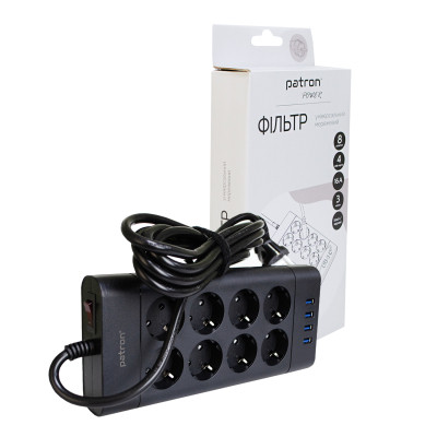 Сетевой фильтр питания Patron SP-1683-USB (EXT-PN-SP-1683-USB) Винница - изображение 3