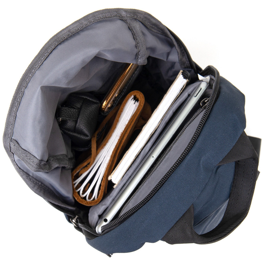 Сумка через плечо нейлон Vintage 20633 Синяя Киев - изображение 6