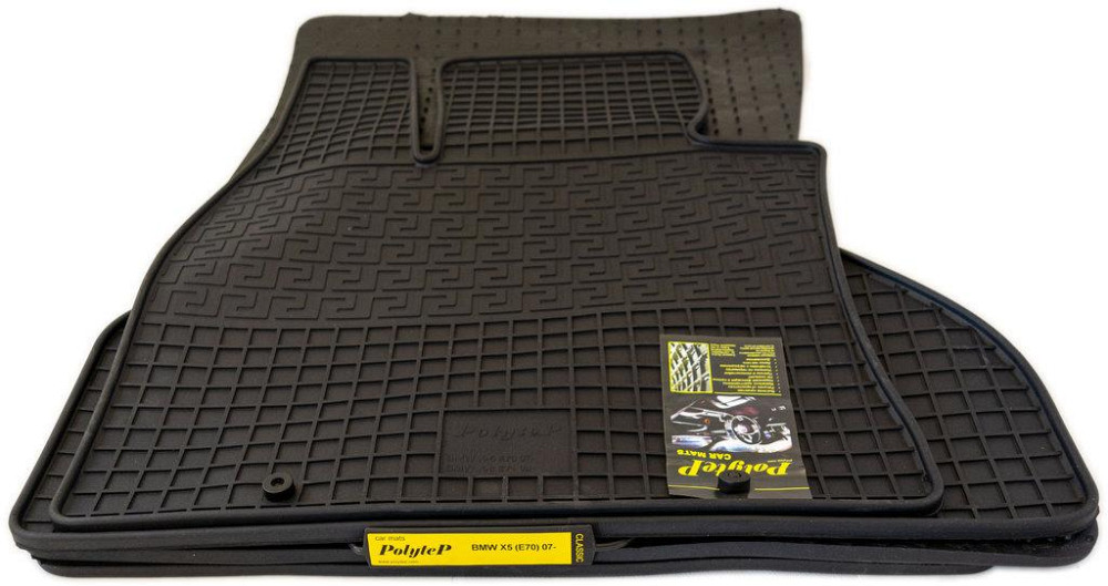 Килимки гумові в салон BMW X5 E70 / X6 E71 2007–2014 комплект 4 штуки Київ - фото 1