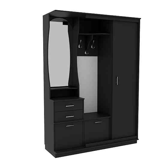 Прихожая Трио-купе TRIO, Антрацит, 1508/400/2100 Львов