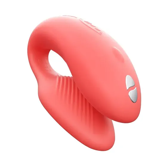 Смарт-вібратор для пар We-Vibe Chorus Crave Coral, сенсорне керування вібраціями стисненням пульта Львів