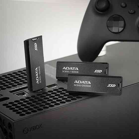 SSD диск портативный внешний накопитель ADATA SC610 1TB USB 3.2 550/500Mb/s Black SC610-1000G-CBK/RD Одесса
