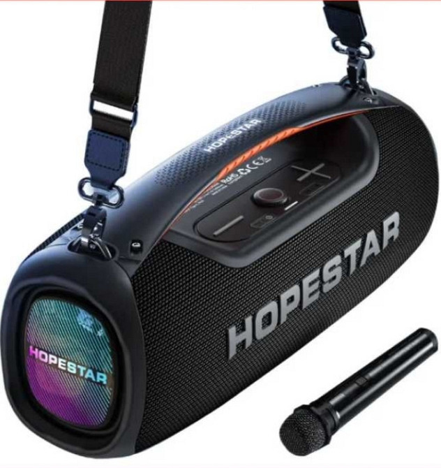Bluetooth колонка HOPESTAR A60 100W с микрофоном. Харьков - изображение 8