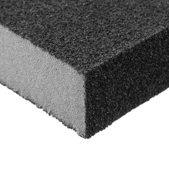 Губка для шліфування, 100×70×25 мм, оксид алюмінію, К60 INTERTOOL HT-0906 Київ