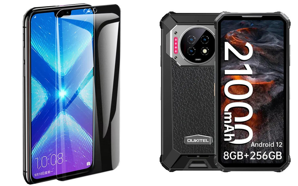Захисне скло NeoGlass для Oukitel WP19, WP19 Pro 2023 – надпрозоре та стійке Київ - фото 2